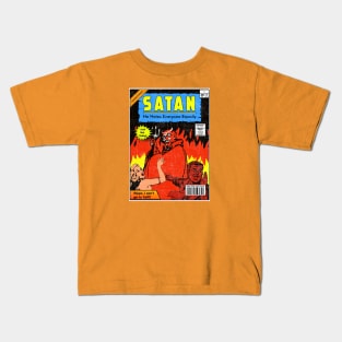 SATAN RETRO Kids T-Shirt